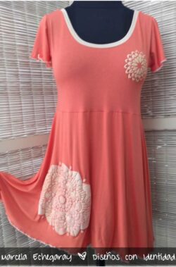 Vestido manga corta [5044] talle 1